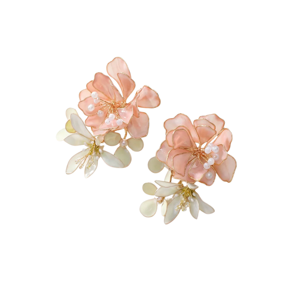 Daana Floral Statement Earrings