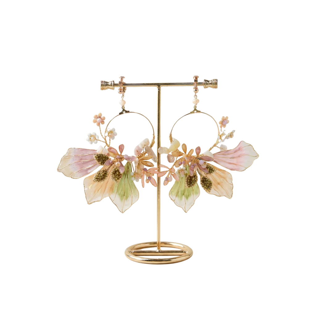 Mehfil Floral Statement Earrings