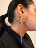 Gulnaar Floral Statement Earrings