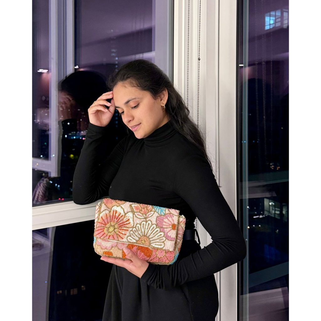 Laali Beaded Clutch Bag image 3