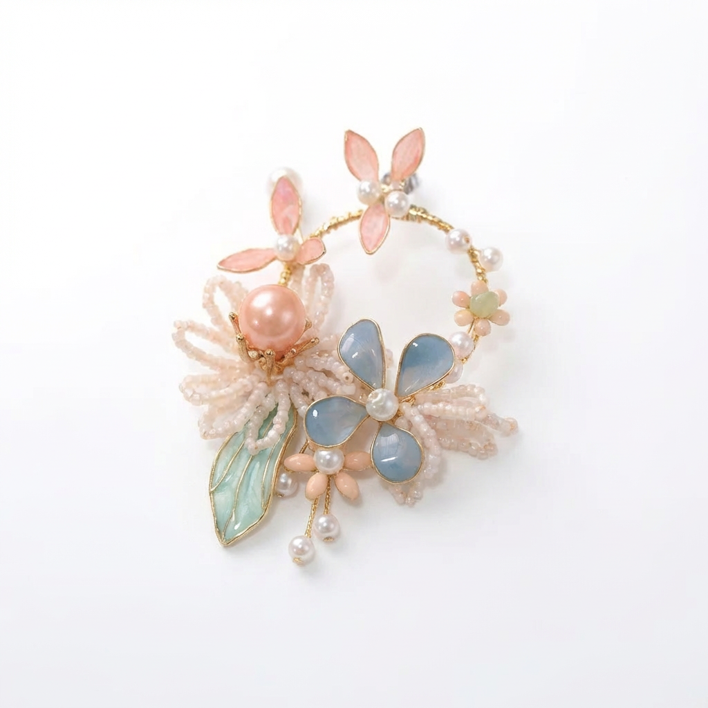 Anari Floral Clip-On Earrings