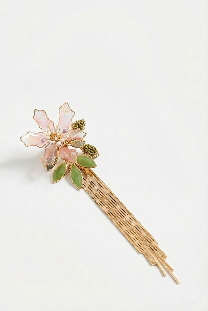 Gulnaar Floral Statement Earrings