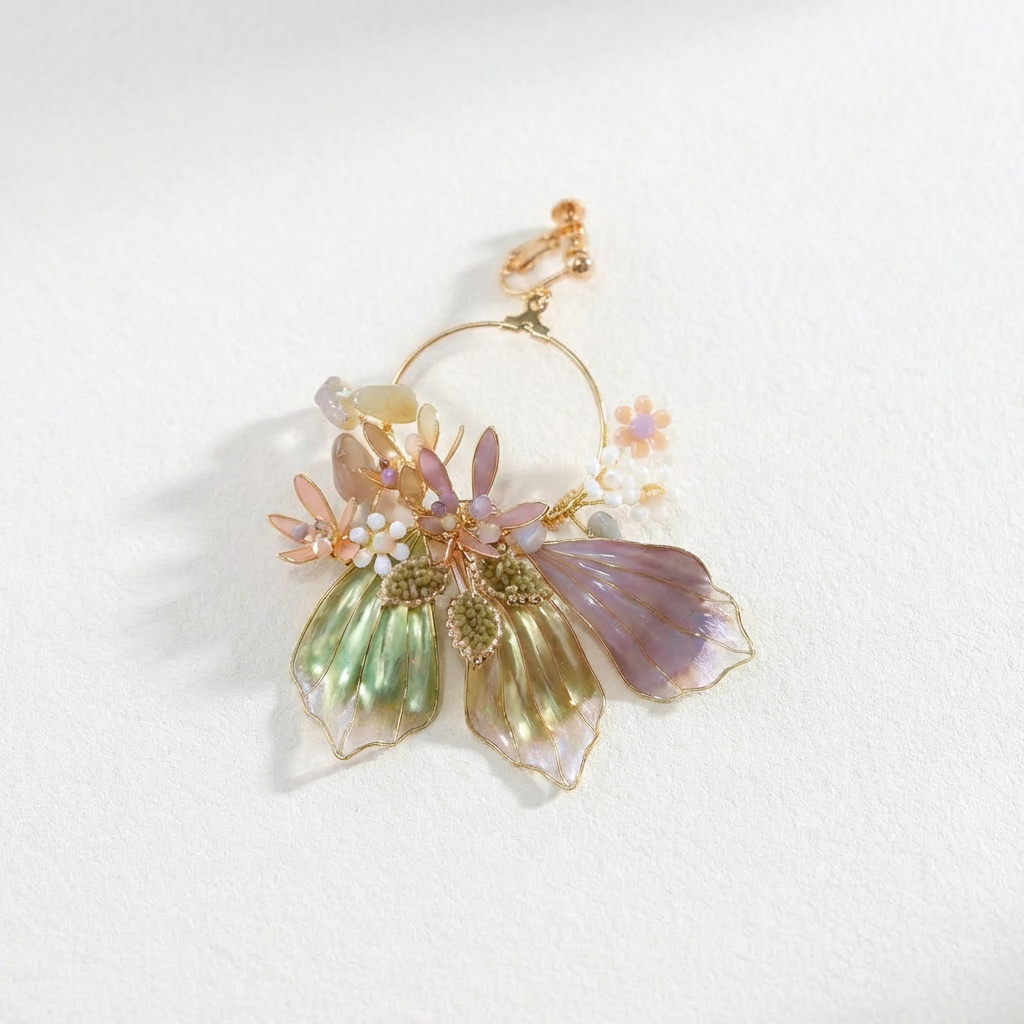 Mehfil Floral Statement Earrings
