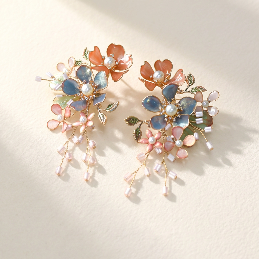 Laali Floral Statement Earrings